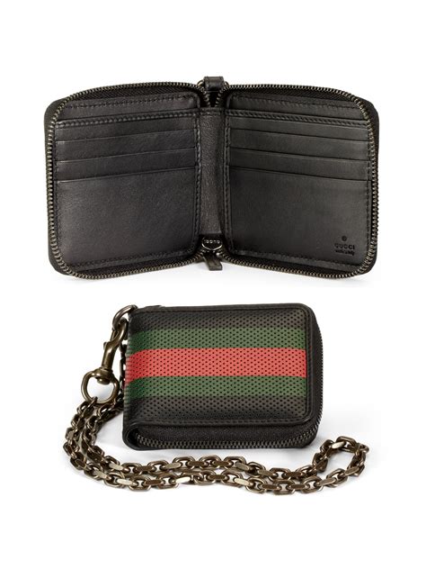 gucci chain wallet for men|men's Gucci wallets for cheap.